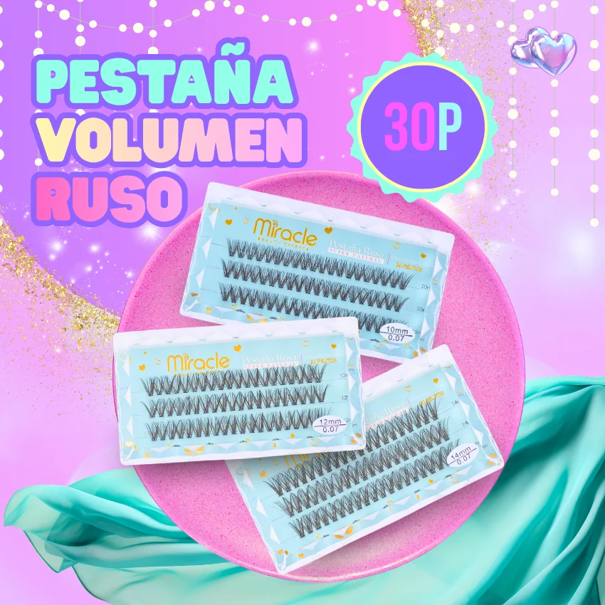 Pestaña Rusa 30 Pelitos