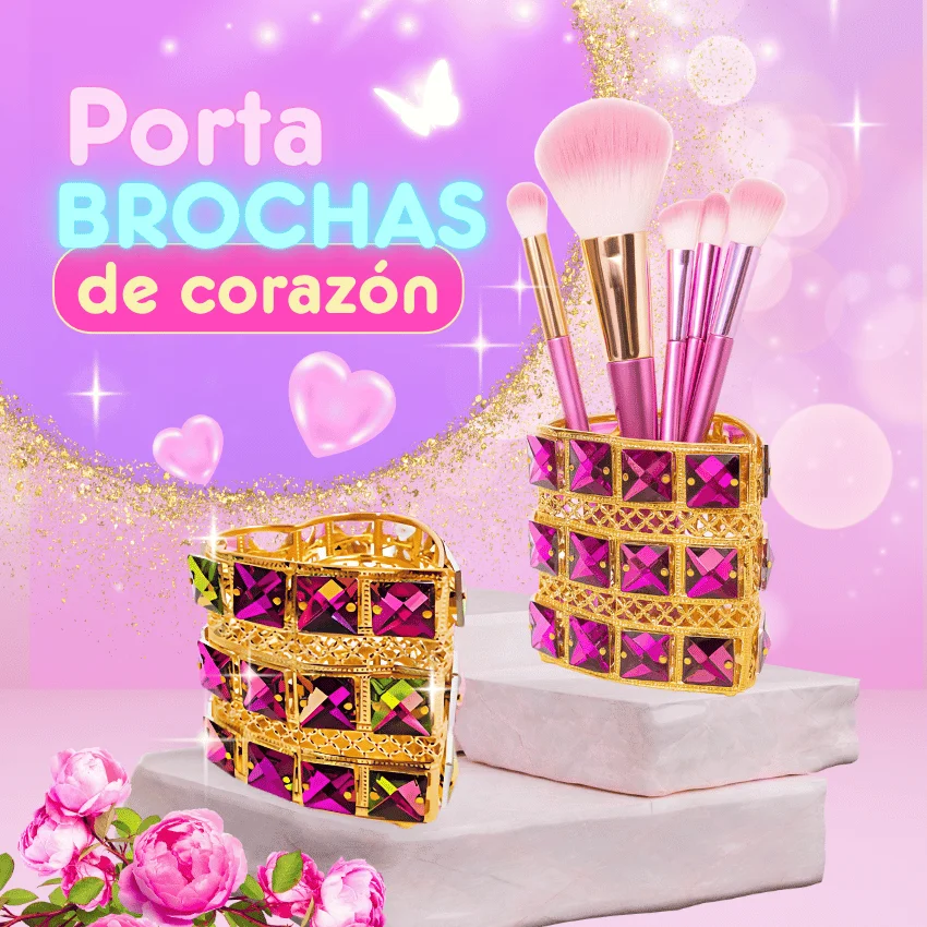 Porta Brochas Corazón