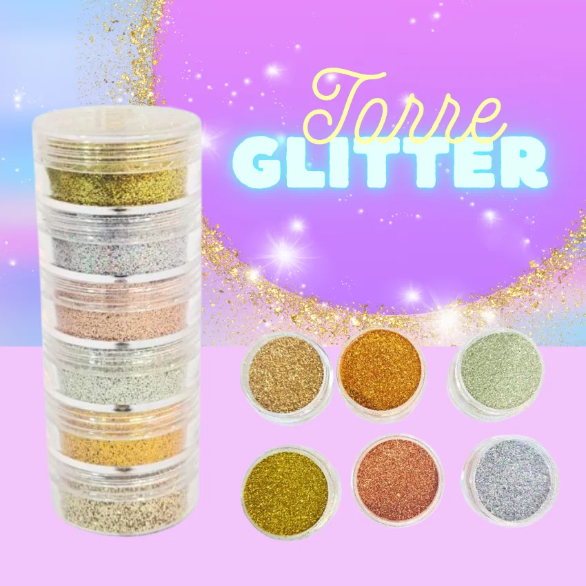 Torre Efecto Glitter