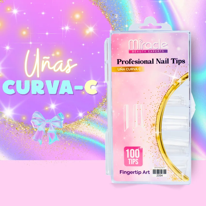 Uñas Curva C x 100